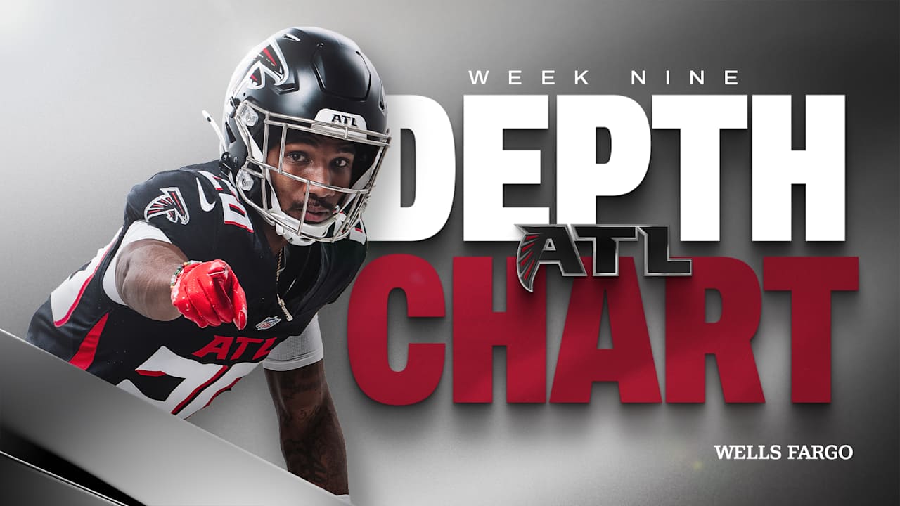 Falcons' Week 9 depth chart released