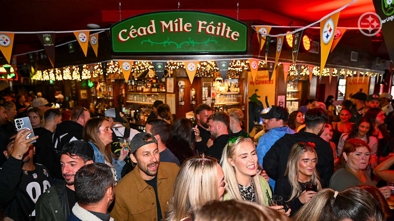 Irish eyes were smiling