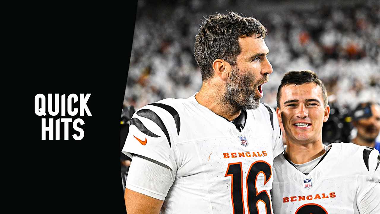 Joe Flacco's Nine-Day Decade With Bengals; Defense Preparing For Jets' QB  Duo