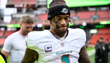 Dolphins' Tua Tagovailoa ill before facing Falcons; status