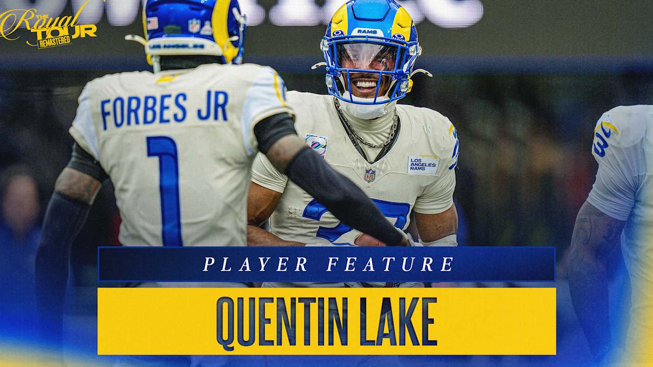 Safety Quentin Lake manifested his first career interception in the Rams' Week 6 win over Baltimore