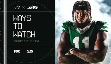 New York Jets vs. Carolina Panthers Ways to Watch, Listen and Follow