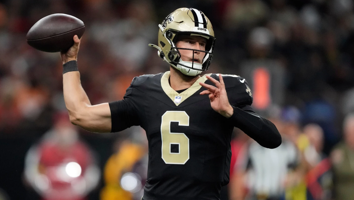 Saints QB Tyler Shough must face the surging Rams’ vaunted pass rush in his first NFL start