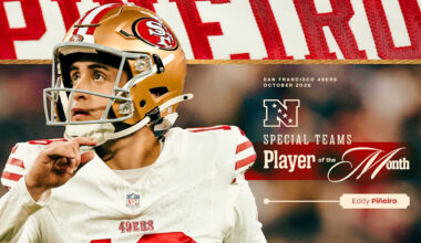 Eddy Piñeiro Named NFC Special Teams Player of the Month for October