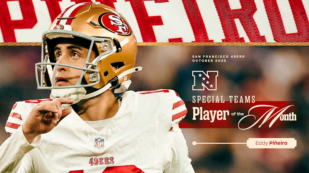 Eddy Piñeiro Named NFC Special Teams Player of the Month for October
