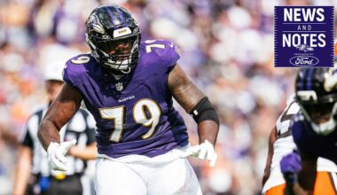 Injury Updates on Tavius Robinson, Ronnie Stanley, Patrick Ricard, and More Ravens