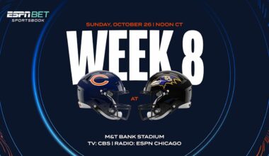Chicago Bears at Baltimore Ravens 2025 Week 8 NFL