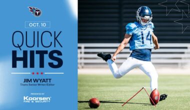 Quick Hits on the Titans After Friday's Practice 