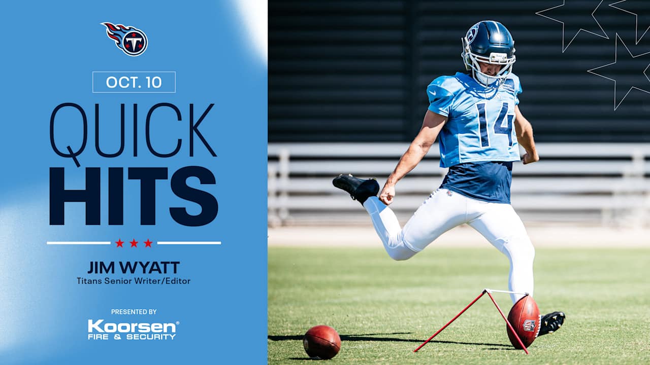 Quick Hits on the Titans After Friday's Practice 