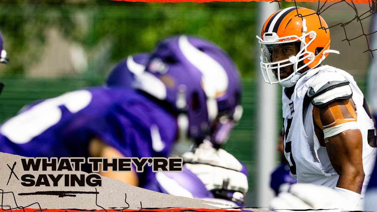 Vikings gear up to face Browns rookies and DE Myles Garrett in London