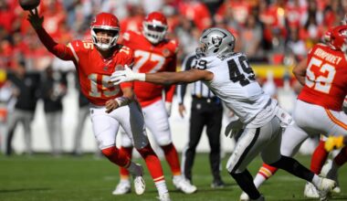 Mahomes on fire, Washington in desperation mode on Monday night