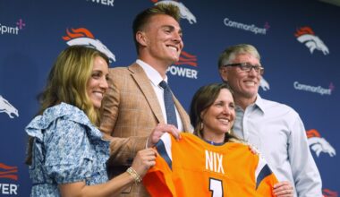 Broncos' Bo Nix and wife Izzy Nix are pregnant, expecting their first child