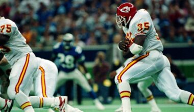 Former Chiefs FB Christian Okoye selected as drum honoree for game vs Raiders