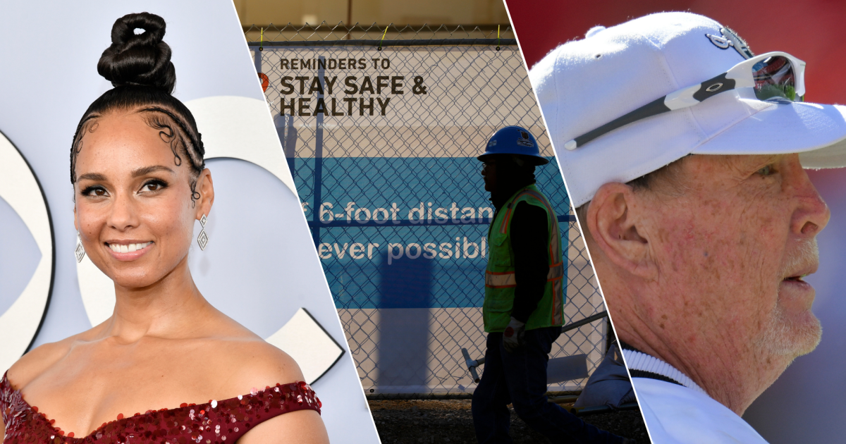 Keys's "Hell's Kitchen" tour, COVID-19 recovery funding and Raiders on 0-31 loss