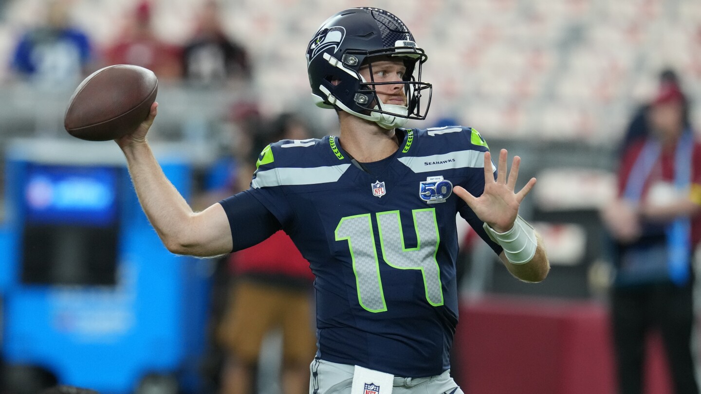 Former teammates, now productive QBs Mayfield and Darnold to face off when Bucs visit Seahawks