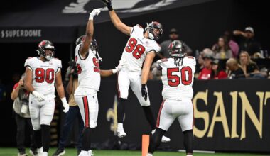 Anthony Nelson and the Buccaneers' defense shine in a 23-3 victory over the struggling Saints