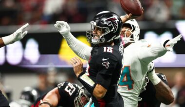 Falcons QB Kirk Cousins struggles in his first start of the season