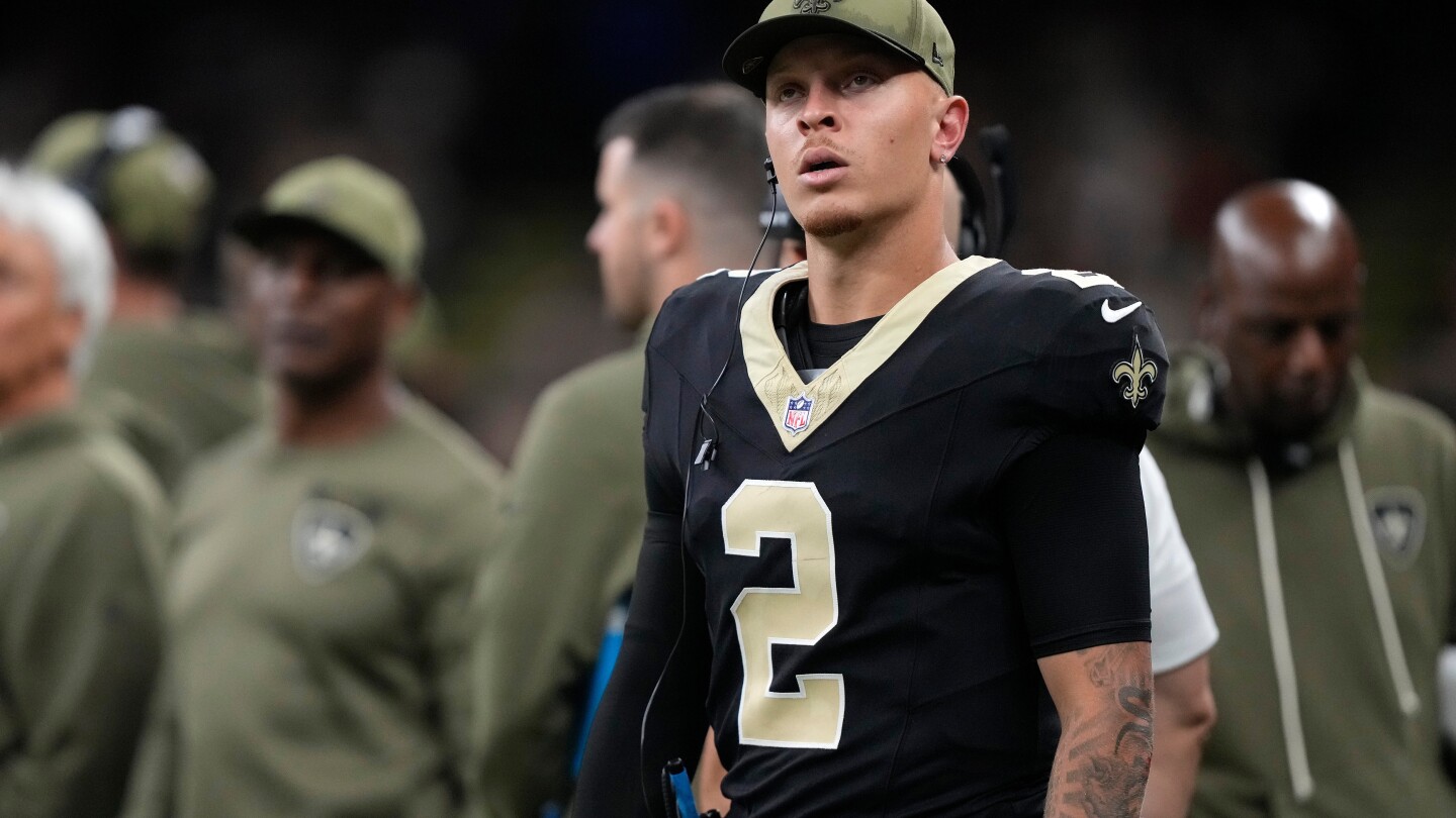 Saints coach Kellen Moore is considering changes to starters on offense