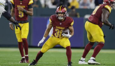 Commanders' Austin Ekeler out for the season, AP source says