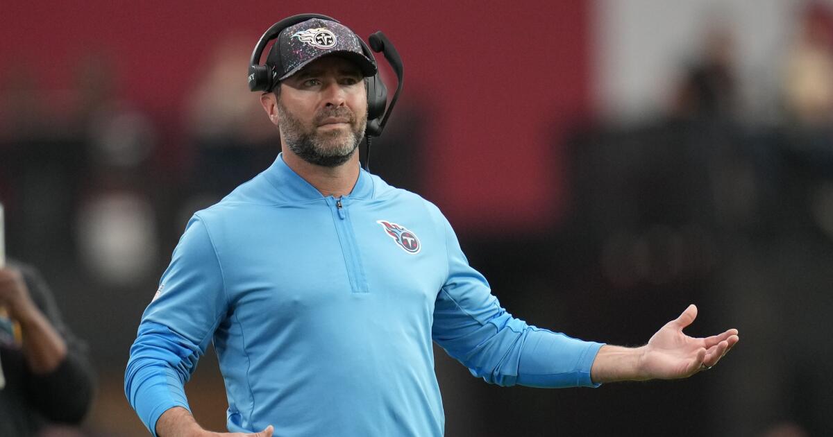 Titans fire head coach Brian Callahan after 1-5 start to season
