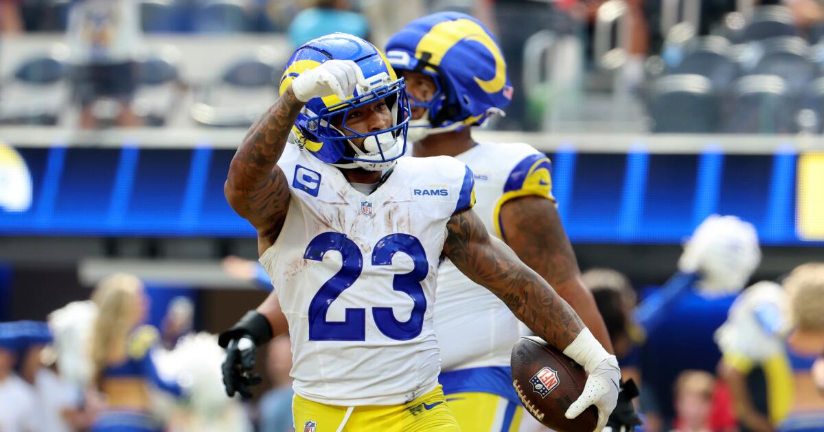 Rams' Kyren Williams refuses to be discouraged by costly fumble