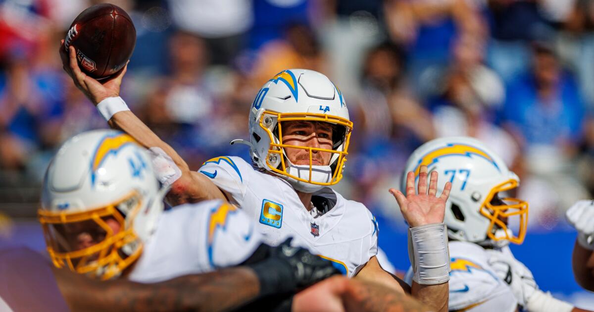 Chargers are struggling to protect Justin Herbert. Can the issue be fixed?