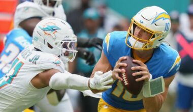Justin Herbert's miracle escape spurs Chargers to win over Dolphins