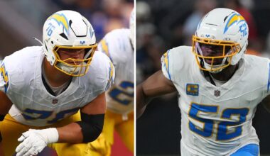 Khalil Mack questionable for Chargers vs. Colts; Joe Alt doubtful