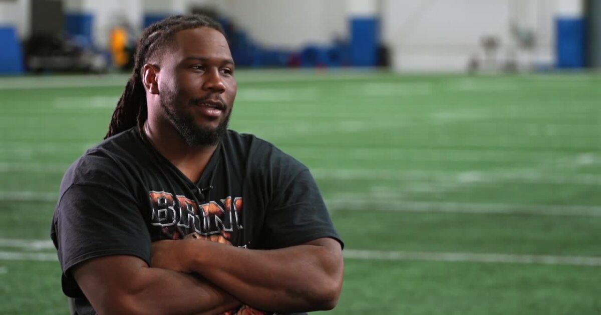 Detroit Lions DT Alim McNeill speaks on return during Monday Night Football