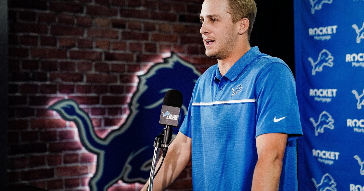 Jared Goff says the Lions won't take the struggling Bengals lightly