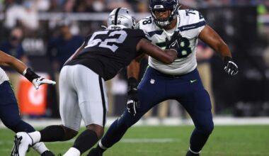 Raiders news: Stone Forsythe is to replace Kolton Miller at left tackle