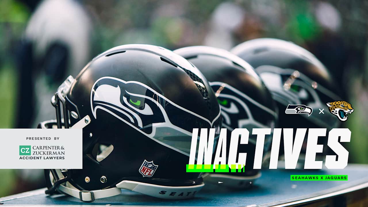 Seahawks at Jaguars Week 6 Inactives