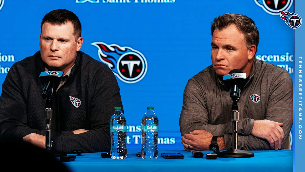 Titans President Chad Brinker, GM Mike Borgonzi Discuss the Franchise's Decision to Part Ways With HC Brian Callahan