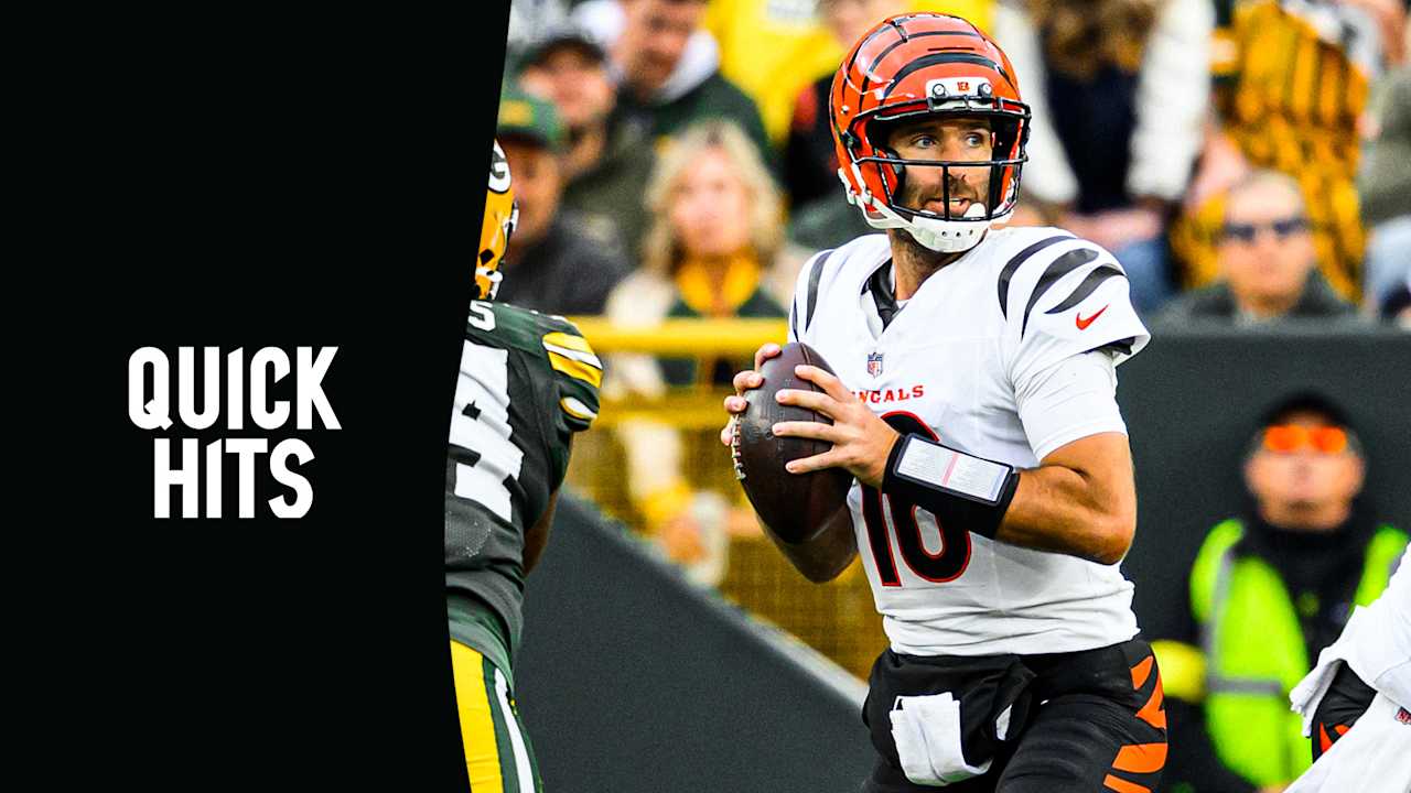 Quick Hits | Joe Flacco, Aaron Rodgers Meet As Paycor Swings To The 40s; DJ Turner II Eyes Leon Hall Bengals Record