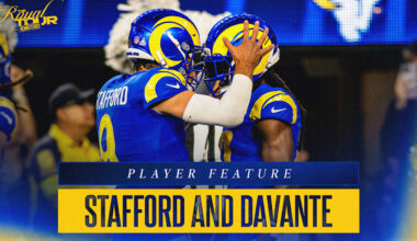 Rams-Jaguars could be biggest opportunity yet for quarterback Matthew Stafford and wide receiver Davante Adams' connection to progress