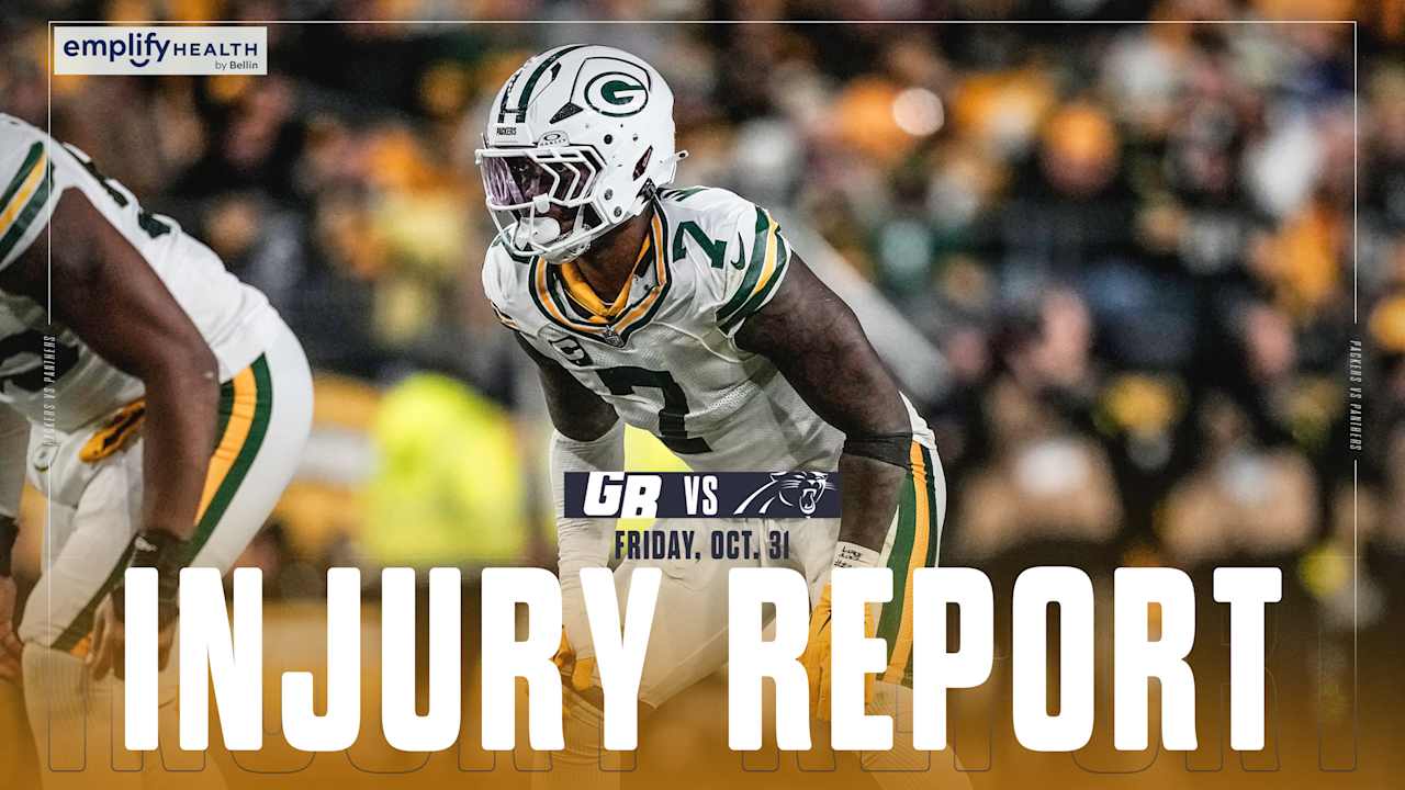 Packers list two questionable, rule out three vs. Panthers