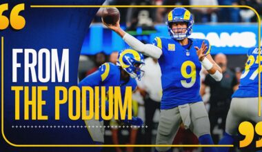 Rams head coach Sean McVay and quarterback Matthew Stafford discuss mistakes that led to loss to 49ers on Thursday Night Football