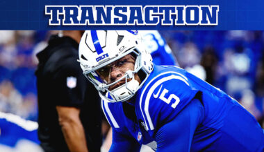 Colts place QB Anthony Richardson Sr. on injured reserve, claim S Reuben Lowery off waivers from Ravens