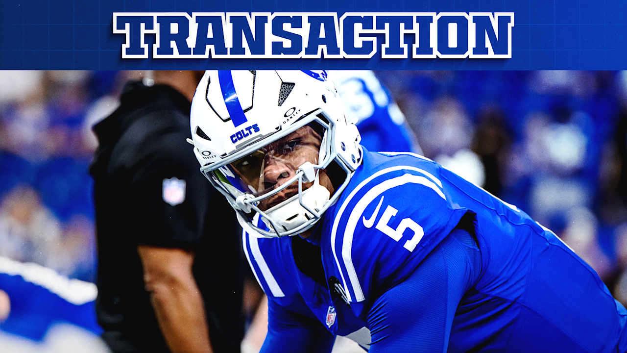 Colts place QB Anthony Richardson Sr. on injured reserve, claim S Reuben Lowery off waivers from Ravens