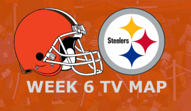 Cleveland Browns vs. Pittsburgh Steelers: Week 6 TV Map