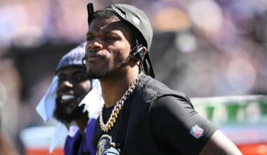 Ravens' Lamar Jackson (hamstring) ruled out vs. Rams, will miss second straight game