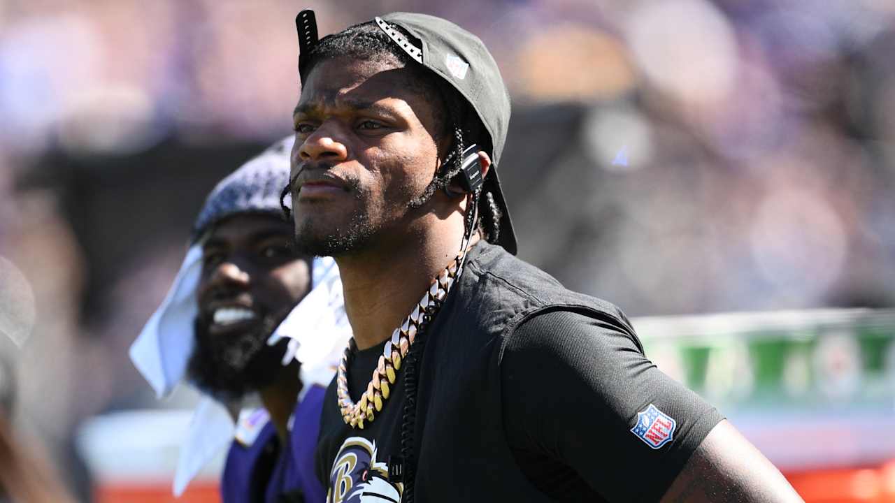 Ravens' Lamar Jackson (hamstring) ruled out vs. Rams, will miss second straight game