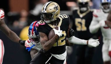 New Orleans Saints vs New York Giants on October 5