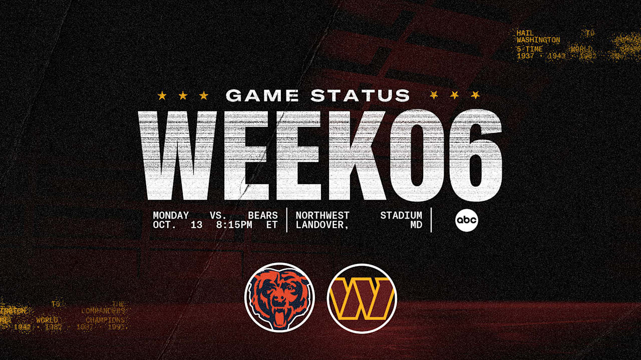 Game status | Terry McLaurin ruled OUT vs. Bears