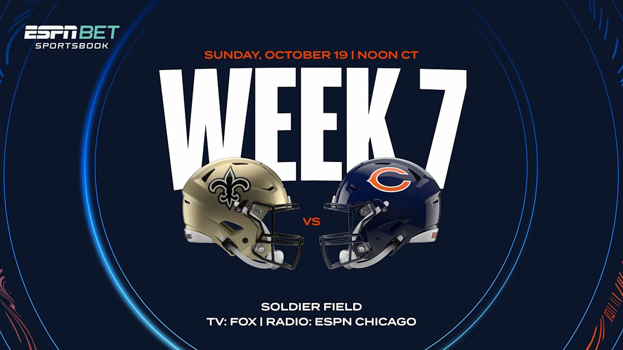 Chicago Bears vs. New Orleans Saints 2025 Week 7 NFL