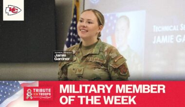 Chiefs Recognize Tech. Sgt. Jamie Gardner as This Week’s Tribute to the Troops Honoree Presented by Crown Royal