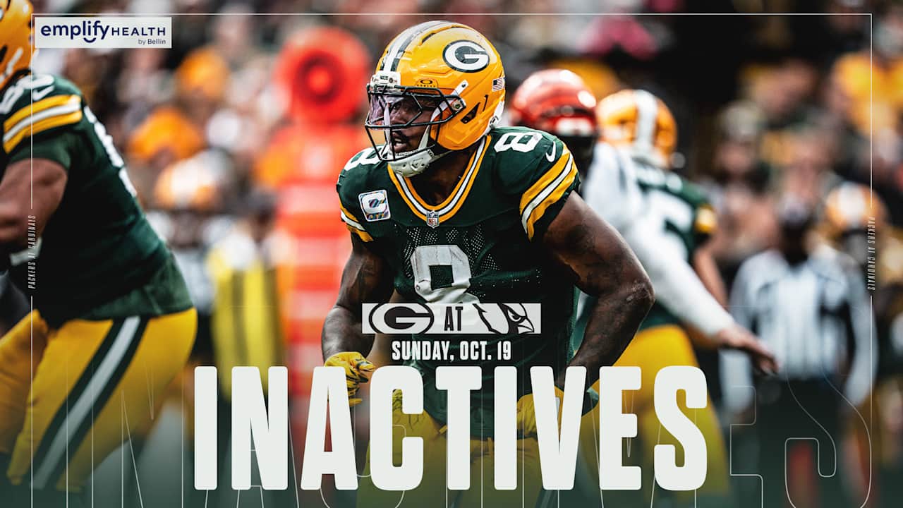 RB Josh Jacobs in, K Brandon McManus out for Green Bay