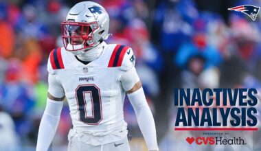 CB Christian Gonzalez and DT Milton Williams Officially Active for Sunday’s Game vs. the Saints in New Orleans 