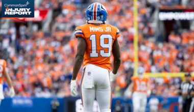 3 Broncos remain out of practice ahead of Week 9 game vs. Texans