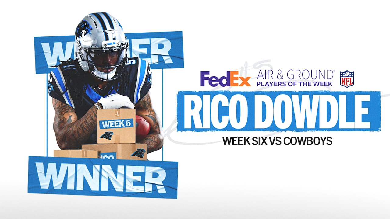 Rico Dowdle named Air & Ground Player of the Week